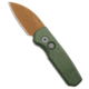 Pro-Tech Pro-Tech Runt 5 Wharncliffe Automatic Knife Desert Warrior Green 1.9" Tan PVD, Green, CPM 20CV, adult, BHQ-225642
