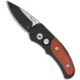 Pro-Tech Knives Runt J4 Automatic Folding Knife, 1.94in, 154CM, Drop Point Blade, Cocobolo, Black/Wood Handle, Black/Wood/Black, 5.27 inch, BHQ-9883