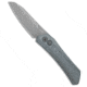 Pro-Tech Knives Sinkevich Oligarch Automatic Folding Knife, 3.25in, CPM MagnaCut, Sheepsfoot Blade, Aluminum, Gray Handle, Stonewash, Gray/Gray, 7.50 inch, BHQ-209357