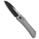 Pro-Tech Knives Sinkevich Oligarch Automatic Folding Knife, 3.25in, CPM MagnaCut, Sheepsfoot Blade, Aluminum, Gray Handle, Two-Tone, Gray/Black, 7.50 inch, BHQ-207839