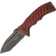 Proelia Linerlock Folding Knife,3.75in,Tanto,Red and Black,G10 Handle TX010RB