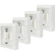 LitezALL Micro Cordless Light Switch 4-pack W/magnet &amp; Batt