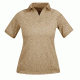 Snag Free Short Sleeve Polo, Womens, Silver Tan, Small