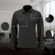 Propper Uniform Long Sleeve Polo - Womens, Charcoal, XL, F53964C015XL