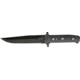 Protech Brend #1 Combat Fixed Knife, Black DLC finish blade, Black and tan G-10 handle PTK2305