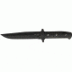 Protech Brend #1 Combat Fixed Knife, Black DLC finish blade, Black linen micarta handle PTK2306