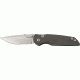 Protech Integrity, partially serrated two tone stonewash and satin fi, Solid titanium handle PTK7702