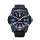 ProTek Carbon Dive Watch, Carbon Case/Black&amp;Blue Dial/Black Strap, One Size, PT1003