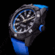 ProTek Carbon Dive Watch, Carbon Case/Black&amp;Blue Dial/Blue Strap, One Size, PT1003B