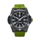 ProTek Carbon Dive Watch, Carbon Case/Black&amp;Green Dial/Green Strap, One Size, PT1005G