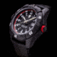 ProTek Carbon Dive Watch, Carbon Case/Black&amp;Red Dial/Black Strap, One Size, PT1002