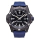 ProTek Carbon USMC Dive Watch, Carbon Case/Black&amp;Blue Dial/Blue Strap, One Size, PT1013B