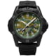 ProTek 250Th Anniversary USMC Dive Watch, 42mm Case Diameter, Carbon Composite, Charcoal Rubber Strap, Green Camo, One Size, 1015SFC