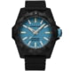 ProTek Aggressor Carbon Composite Dive Watch, 45mm Case Diameter, Charcoal Rubber Strap, Blue, One Size, 4003
