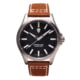 ProTek Titanium Field Watch, Titanium Case/Black Dial/Dark Tan Strap, One Size, PT3001