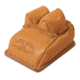 Protektor Model Bunny Ear Rear Bag with Hard Bottom, Brown, 14A