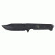 Puma Knives Bigcat 10 Clip Black Fixed Blade Knife, 4.7in Blade, Black G10 w/ Kydex Sheath 6610004