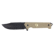 Puma Knives Bigcat 10 Clip Tan Fixed Blade Knife, 4.7in Blade, Black G10 w/ Kydex Sheath 6610005