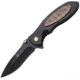 Puma Knives Bobcat 3510 SGB Folding Knife, Black Aluminum, Black SP Plain PM6503510