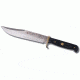 Puma Knives Bowie Micarta Fixed Blade Knife,6.1in Stainless Steel Blade,Black Micarta Scales 6116386