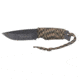 Puma Knives Stonewashed Fixed Blade Knife,4.3in Steel Drop Point Blade,Paracord Wrap Handle 6650800