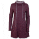 Purnell Cowl Neck French Terry Tunic - Womens, Maroon, Medium, 10207551-MAROON-M