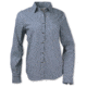 Purnell Gingham Long Sleeved Shirt - Womens, Navy/White, Medium, 10204500-421-M