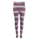Purnell Nordic Star Base Layer Legging - Womens, Maroon/Pink, Extra Small, 10207518-500-XS