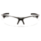 Pyramex Avante Safety Glasses - Clear Lens, Silver Black Frame SSB4510D