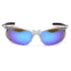 Pyramex Avante Safety Glasses - Ice Blue Lens, Silver Frame SS4585D