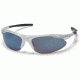 Pyramex Avante Safety Glasses - Ice Blue Lens, Silver Frame SS4585D