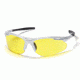 Pyramex Avante Glasses - Silver Frame, Amber Lens