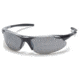 Pyramex Avante Safety Glasses - Silver Mirror Lens, Silver Black Frame SSB4570D