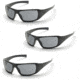 Pyramex Black Frame/Gray Anti-Fog Lens, Pack of 3