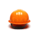 Pyramex Cap Style 6 Point Snap Lock Suspension Safety Helmets Orange HP16040