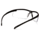 Pyramex Ever-Lite Ever-Lite Safety Glasses w/Clear H2MAX Anti-Fog Lens, Black, SB8610DTM