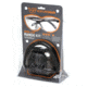 Pyramex Ever-Lite Range Kit Combo PM8010 Muffs And Ever-Lite Glasses Black Frame/Clear Lens