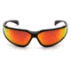 Pyramex Exeter Safety Glasses - Sky Red Mirror Anti-Fog Lens, Glossy Black Frame SB5155DT