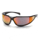 Pyramex Exeter Safety Glasses - Sky Red Mirror Anti-Fog Lens, Glossy Black Frame SB5155DT