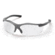 Pyramex Fortress Safety Glasses - Clear Lens, Gray Frame SG3710D