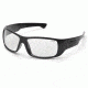 Pyramex Furix Safety Glasses, Black Frame, Clear Anti-Fog lenses, SB8510DT