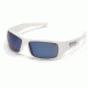 Pyramex Furix Safety Glasses, White Frame, Blue Mirror Anti-Fog Lenses, SW8575DT