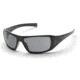 Pyramex Goliath Safety Glasses - Black Frame and Gray Lens SB5620D
