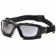 Pyramex I-Force Safety Glasses, Black Frame &amp; Gray Anti-Fog Lens SB7020SDT, EDEMO1