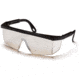Pyramex Integra Safety Glasses - Indoor/Outdoor Mirror Lens, Black Frame SB480S