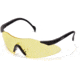 Pyramex Intrepid Safety Glasses - Amber Lens, Black Frame SB1630S