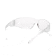 Pyramex Intruder Safety Glasses w/Clear-Uncoated Lens, Clear Frame, S4110SUC