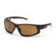 Pyramex Ironside Safety Glasses, Sandstone Anti-fog Lens w/ Black Frame CHB618DTCS