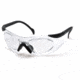 Pyramex Legacy Safety Glasses - Clear w/ RX Insert Lens, Black Frame SB2310SRX