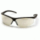 Pyramex Pacifica Safety Glasses - Indoor/Outdoor Mirror Lens, Black Frame SB3480S